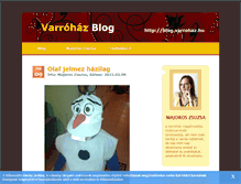 Tablet Screenshot of blog.varrohaz.hu