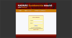 Desktop Screenshot of nadrag.varrohaz.hu
